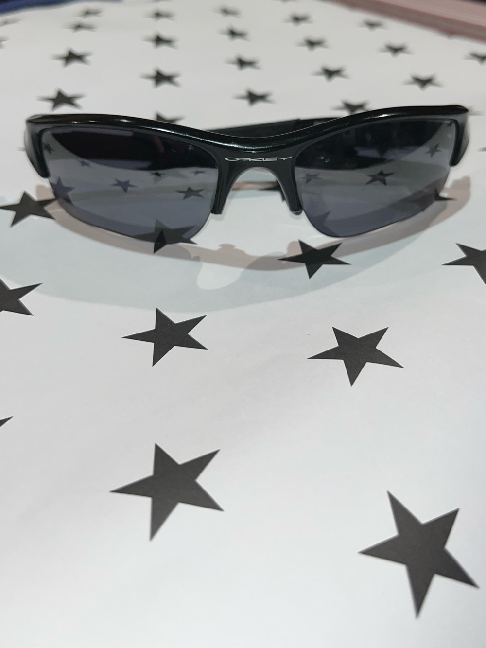 Oakley Flak wrap sunglasses black frame